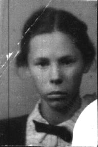 Shelepina Irina Glebovna. 1945.